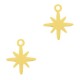 Metal Bohemian pendant Star Gold